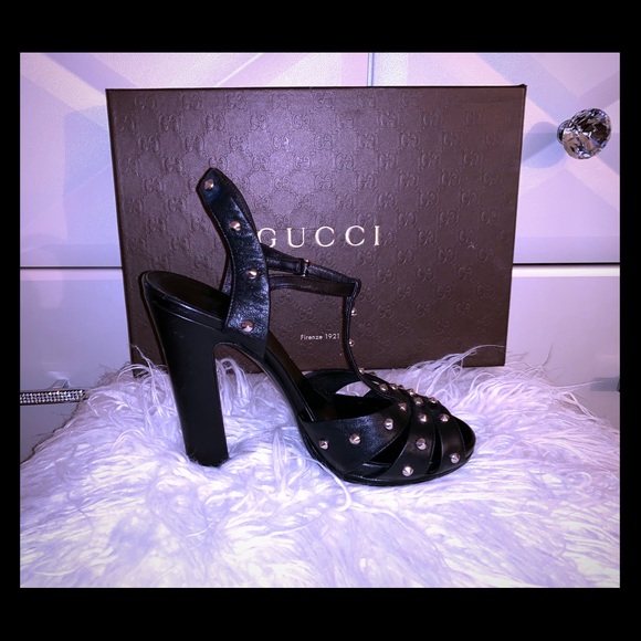 Gucci Melville Studded Sandals - Picture 1 of 6